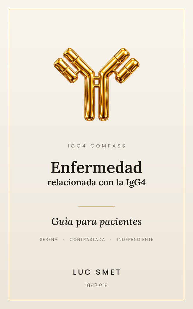 Portada de «Enfermedad relacionada con la IgG4 — Guía para pacientes» de Luc Smet